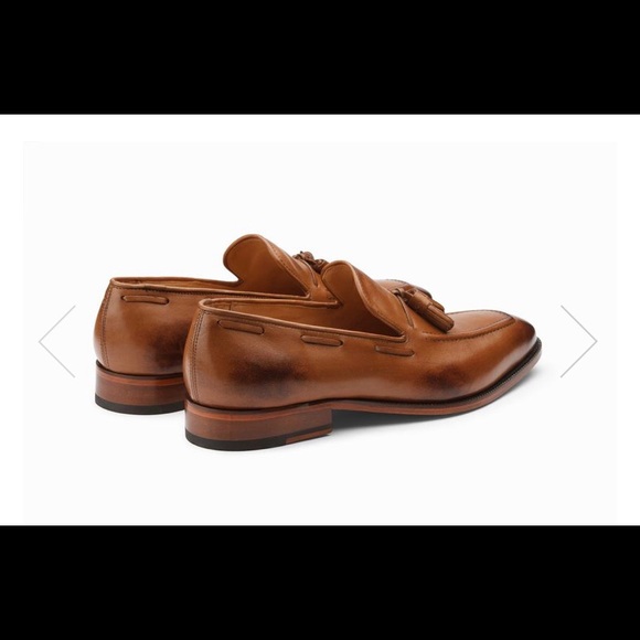 LIKE NEW‼️3DM LEATHER TAN TASSEL LOAFER SZ:13-13.5 - Picture 4 of 16